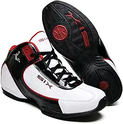 Tênis Basquete Masculino Six Street Charger Bco-Verm 42018 Branco/Vermelho