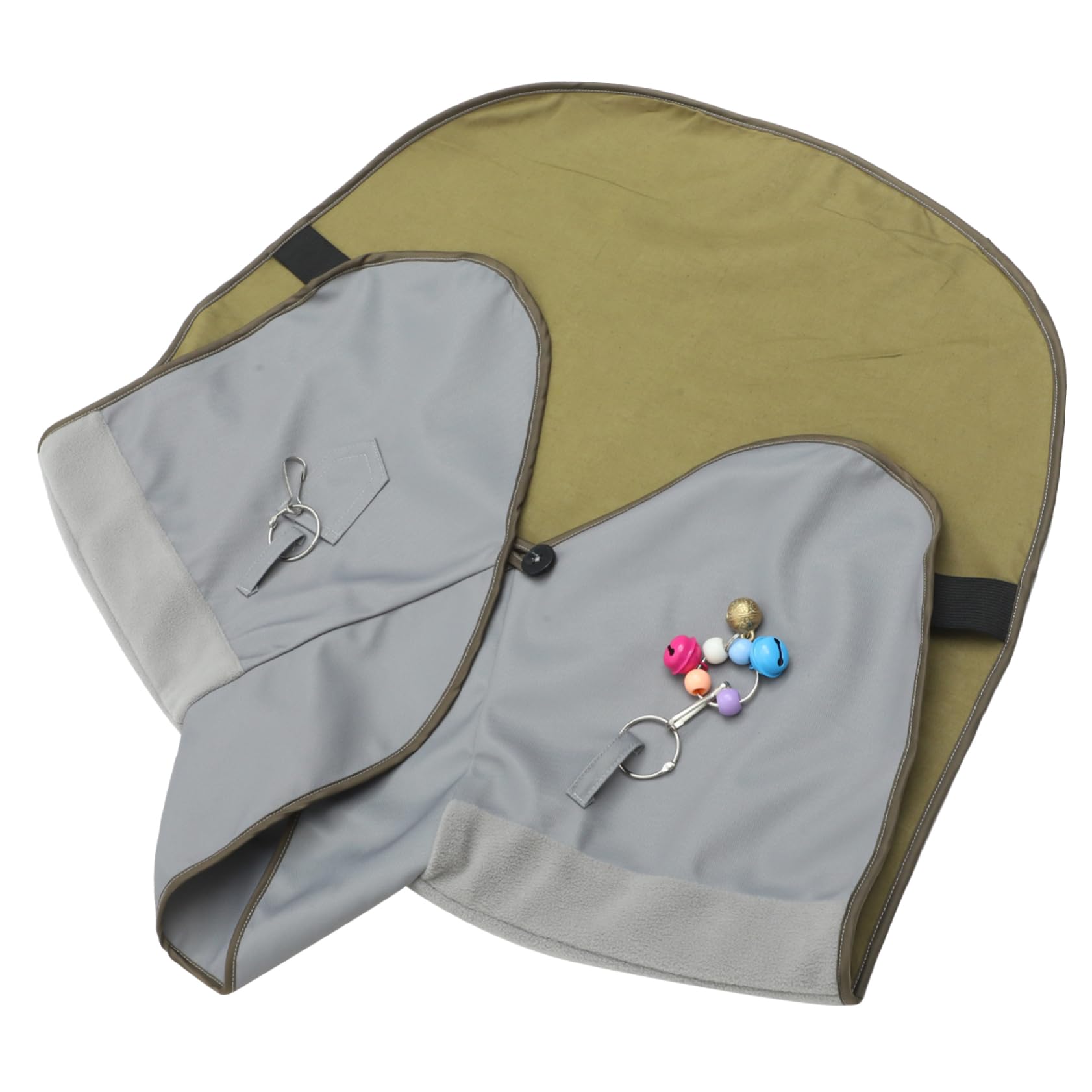 Protection Épaule pour L'entraînement des Oiseaux en Coton Lin Imperméable, Réutilisable et Facile à Mettre pour Perroquet