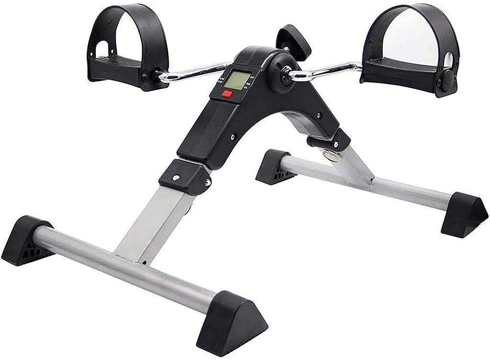 Przenośny Pedałowy Trening Elektryczny Mini Pedałowy Sprzęt Rehabilitacyjny Składany Mini Rower Fitness Górne I Dolne Kończyny Pedałowy Sprzęt Do Ćwiczeń Z Wyświetlaczem Led, Wewnętrzny Trener Nóg Dl