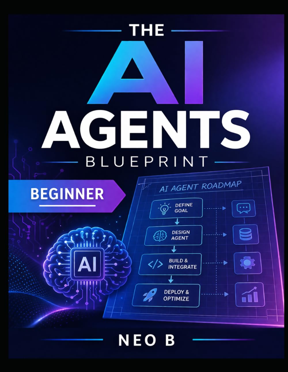 The AI Agent Blueprint: A Step by Step Guide to Building, Deploying, and Profiting from Intelligent Automation Systems No Coding Required