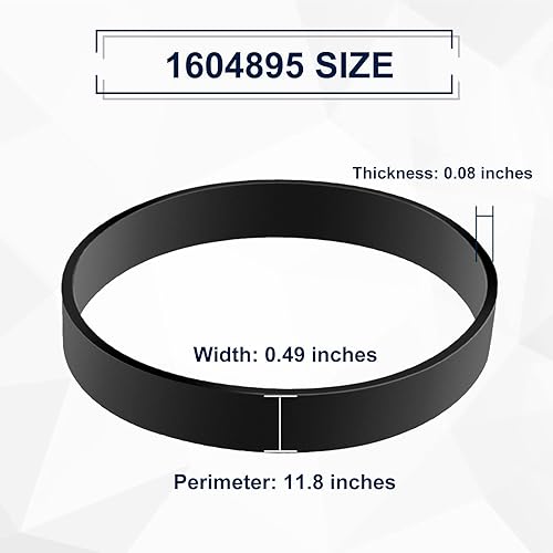 Miniatura 3 de KEEPOW 1604895 Correas de repuesto para aspiradora compatibles con Bissell 3508, 2112, 21129, 2690, 1520, 23T7, 23T7V, 3130, para aspiradoras Easy
