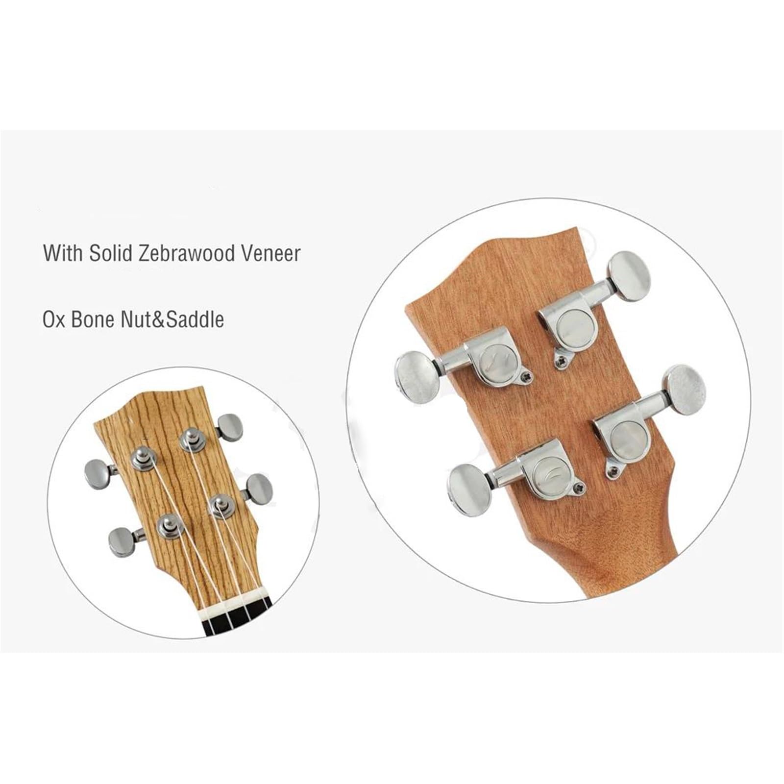 Ukulele professionale Ukulele Baritono Hawaii Da 28 Pollici Con Top In Abete Massiccio