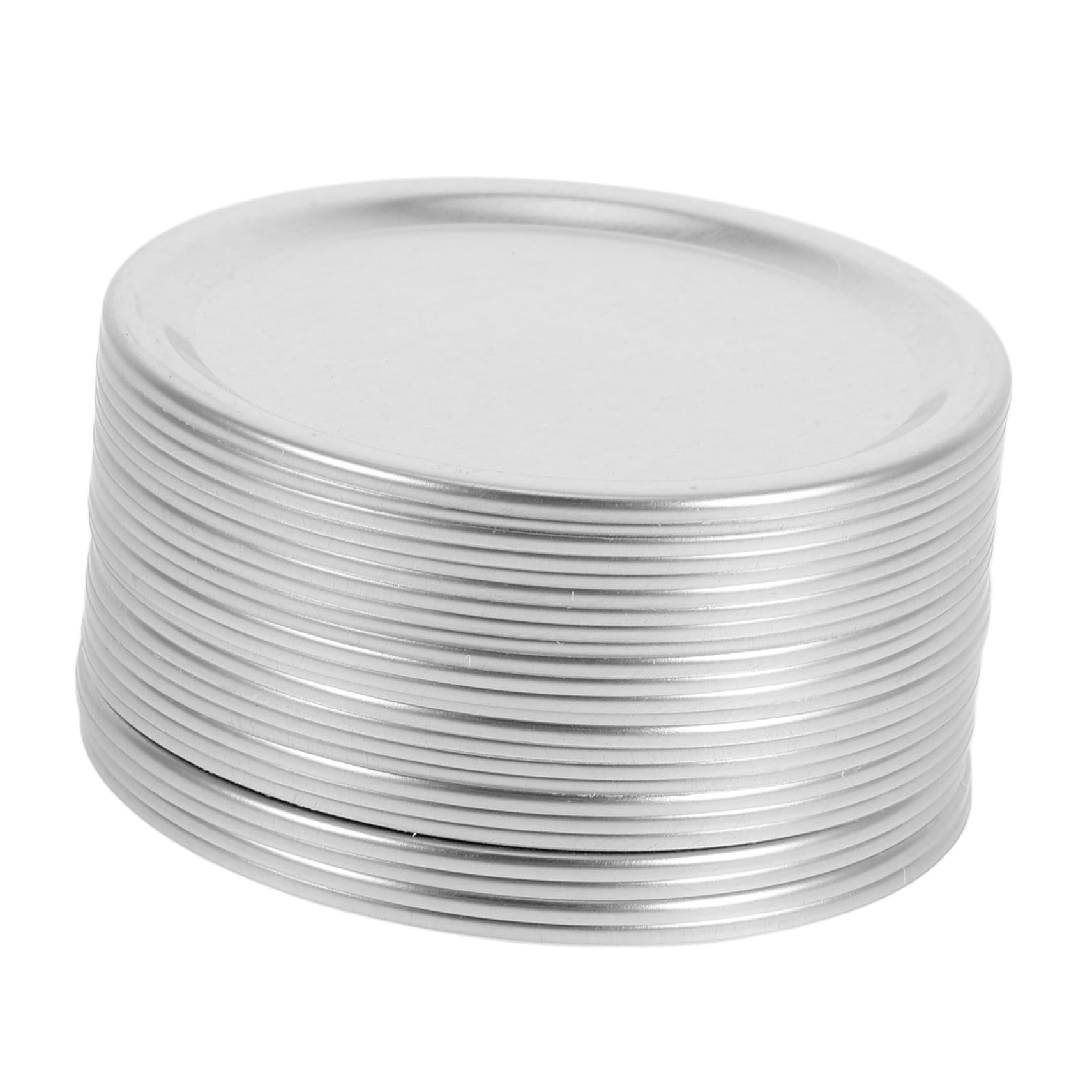 ABOOFAN 240 Piezas Tapas De De Albañil De Cristal Cubierta De Enlatado De Boca Normal Tapas De De Albañil De De Albañil del Frasco Silver Hojalata