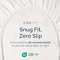 Vista 122 de King Fitted Bed Sheet - Bottom Single Fitted Sheet Only - Ultra-Soft Hotel Luxury Bedding w/ 8-16 Inch Deep Pockets - Breathable, Cooling & Wrinkle