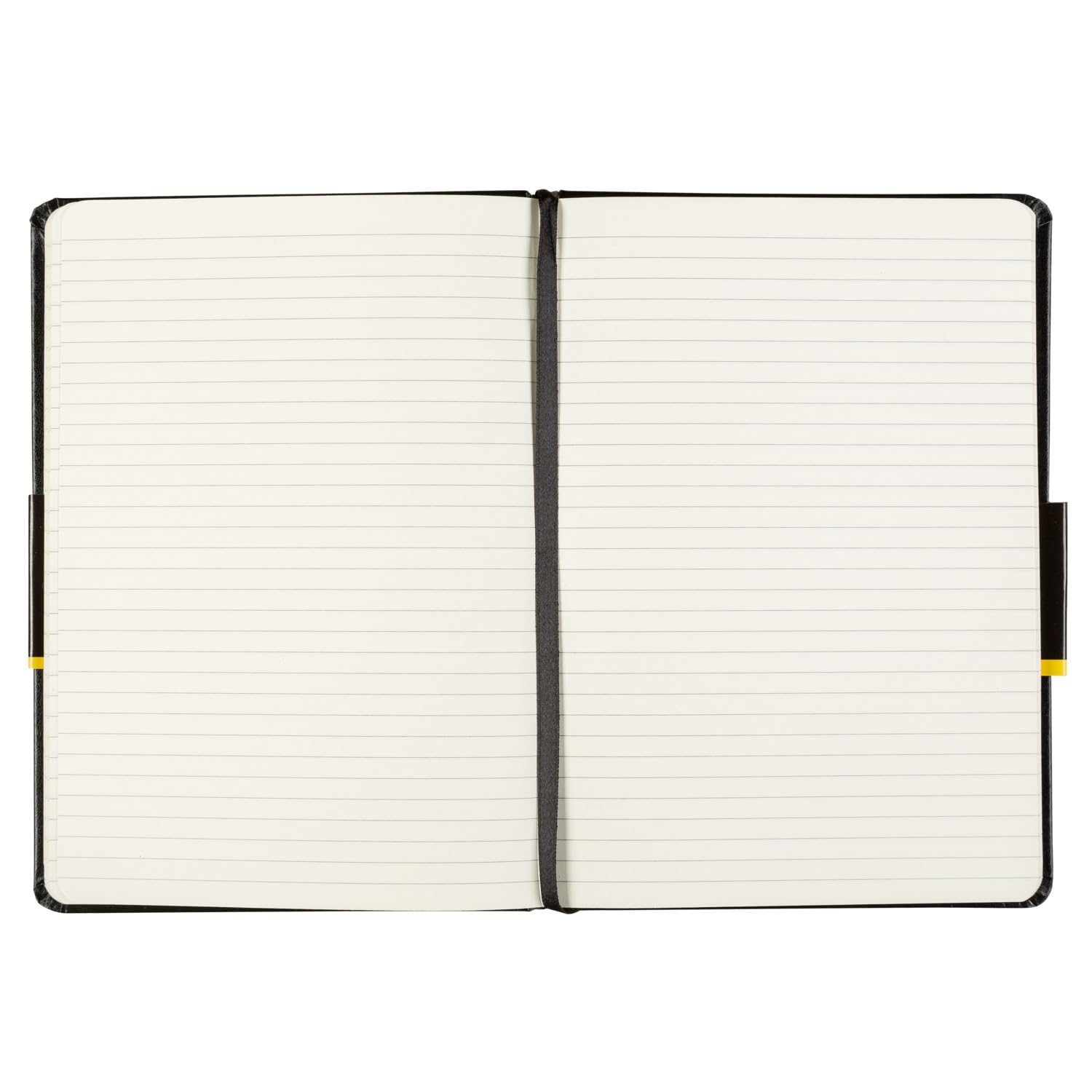 Idena Taccuino DIN A5 a righe 192 pagine 80 g/m² copertina rigida nera 1 pz