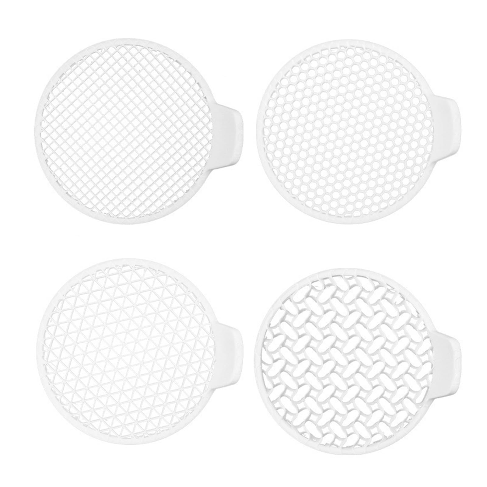 Bathroom Drain Filter 4 Pack Hair Catcher ABS Shower Accessories for Bathtub, Sink, Kitchen, Shower Bathroom Drain Catcher