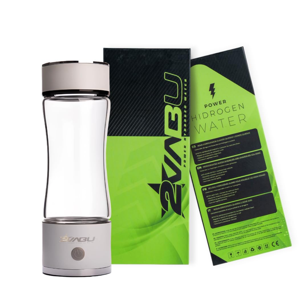 Borraccia Generatore Acqua Idrogenata 400ml | 1200-1400PPB | Tecnologia SPE/PEM | Antiossidante Portatile - Foto 2