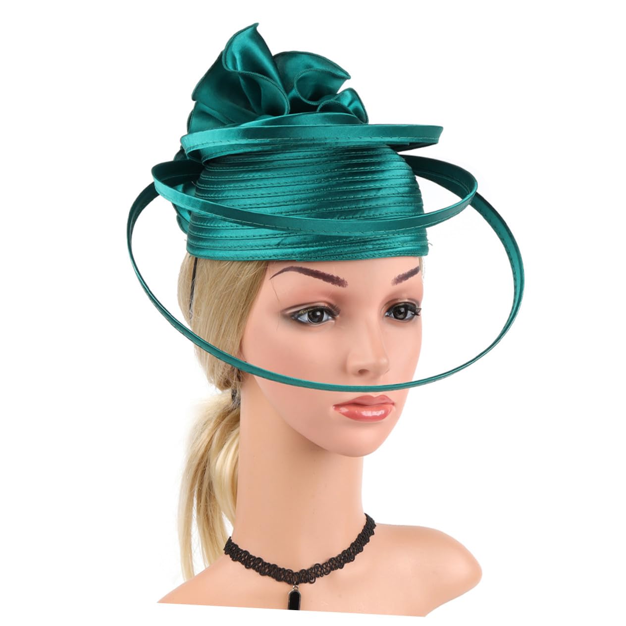 Gatuida Fascinator da Donna Elegante Resistente, Cappello da Sposa retrò Leggero Fascia, Accessorio per Chioma per Matrimoni, Banchetti e Feste Formali