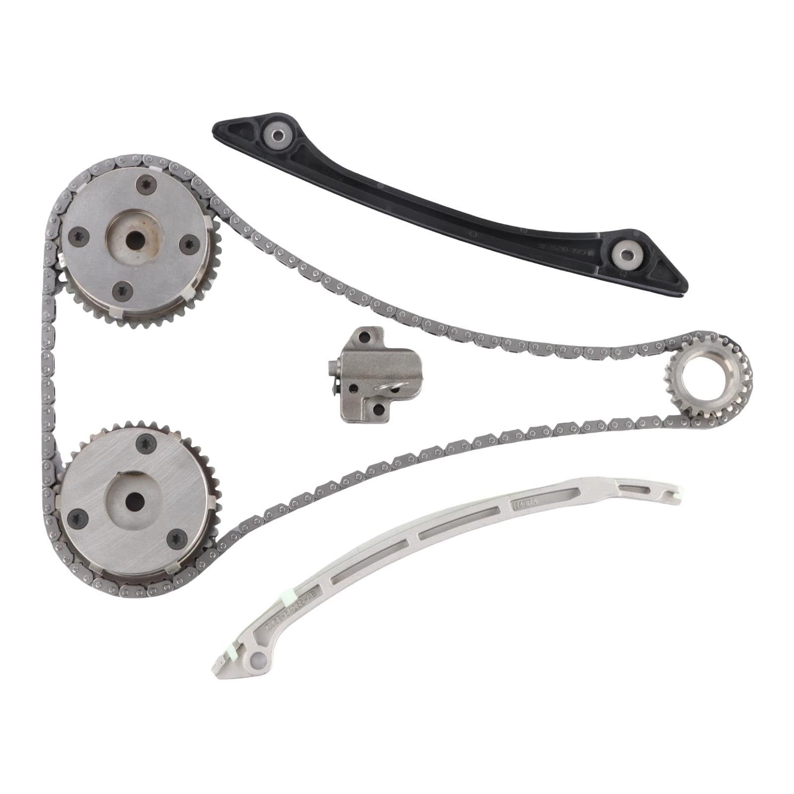 Kit Catena Di Distribuzione + 2 VVT CJ5E6C525AD CJ5E6C524AD Per Land Rover Per Range Per Evoque Per Freelander .0L 2011 Pignone catena