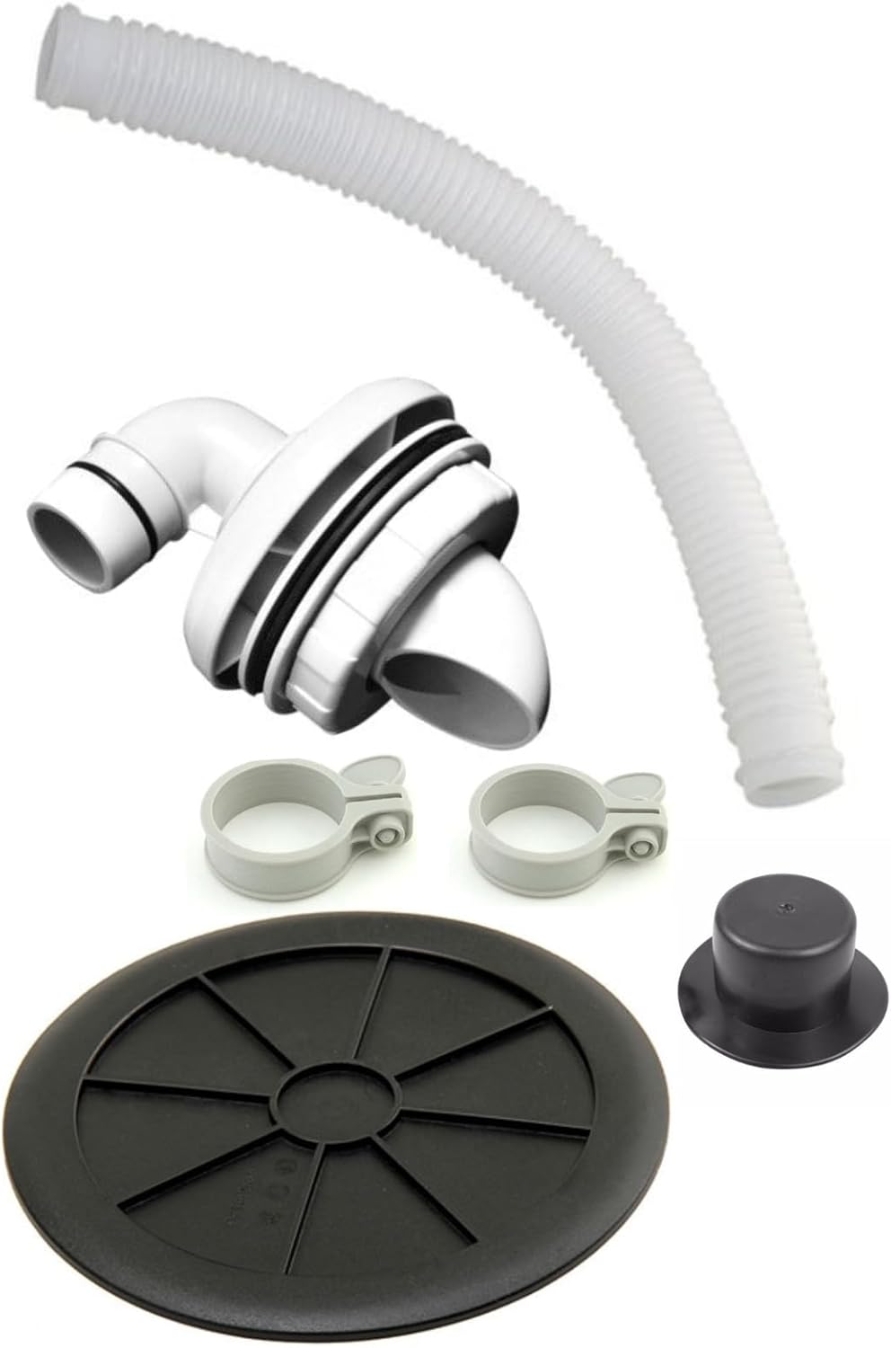 SFX Parts Bag Kit, with 2ft Hose, Water Stopper Assembly, 2 Hose Clamps, White (SFX1000/1500)