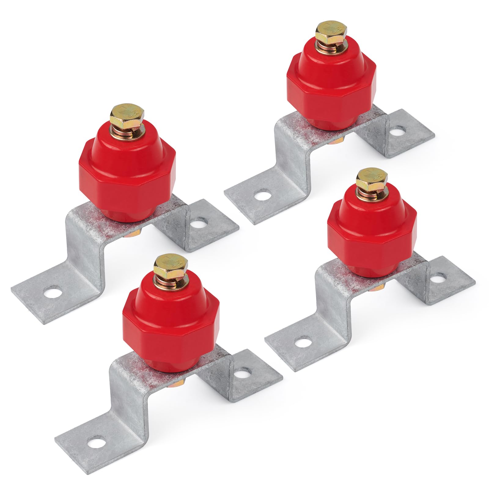 4PCS 2500V Standoff Insulators with Ground Bus Bar Mounting