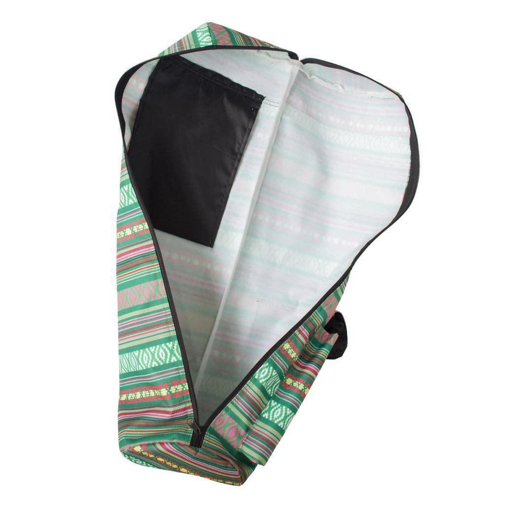Torba na matę do jogi regulowany pasek na ramię z zamkiem błyskawicznym | materiał Oxford | mata do jogi z brudu, wody | łatwe przenoszenie i przechowywanie | 69 x 20 cm | torba na