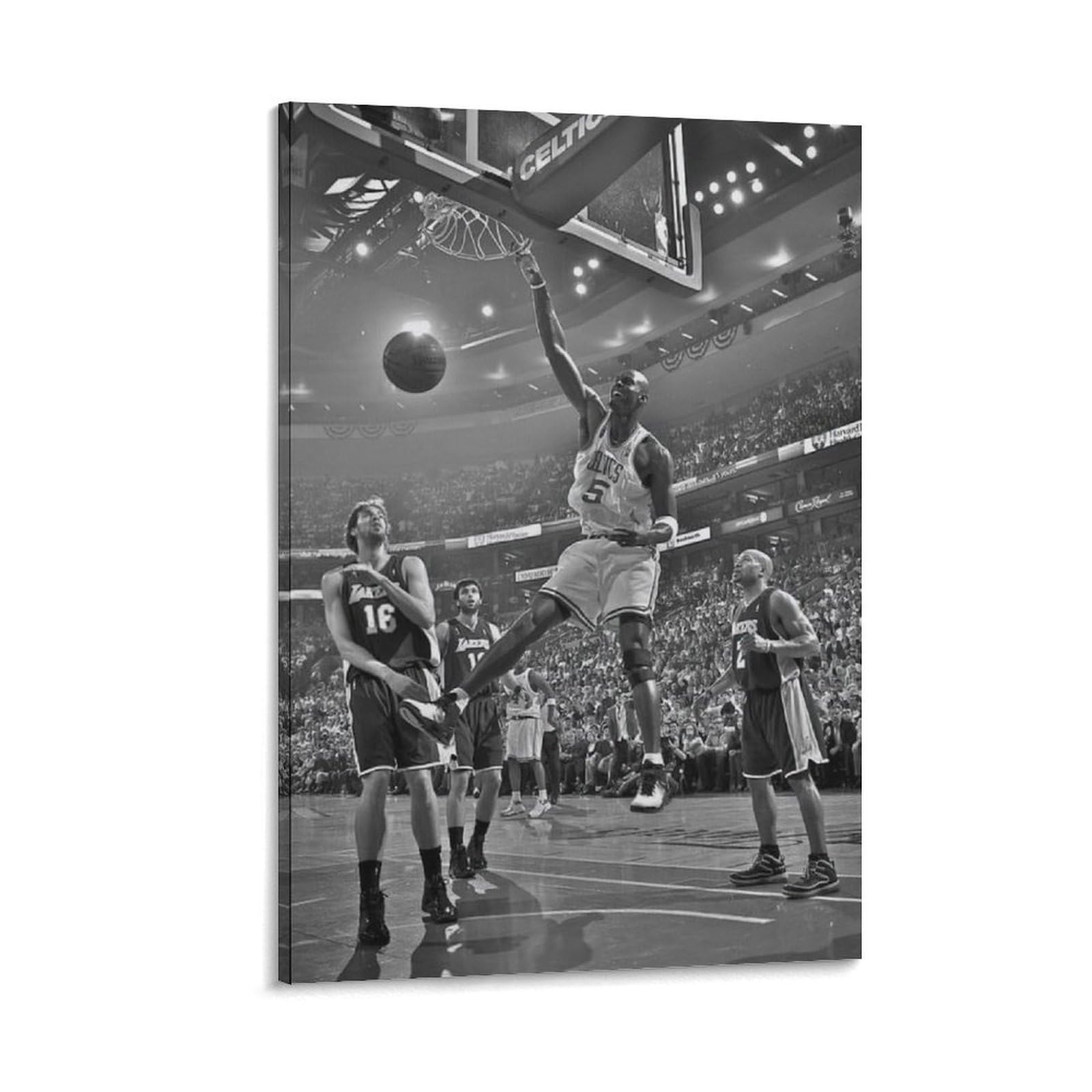 ASUIU Kevin Garnett Canvas Poster Canvas Wall Art Prints Poster Photo Picture Painting Posters Room Decor 16x24inch(40x60cm)