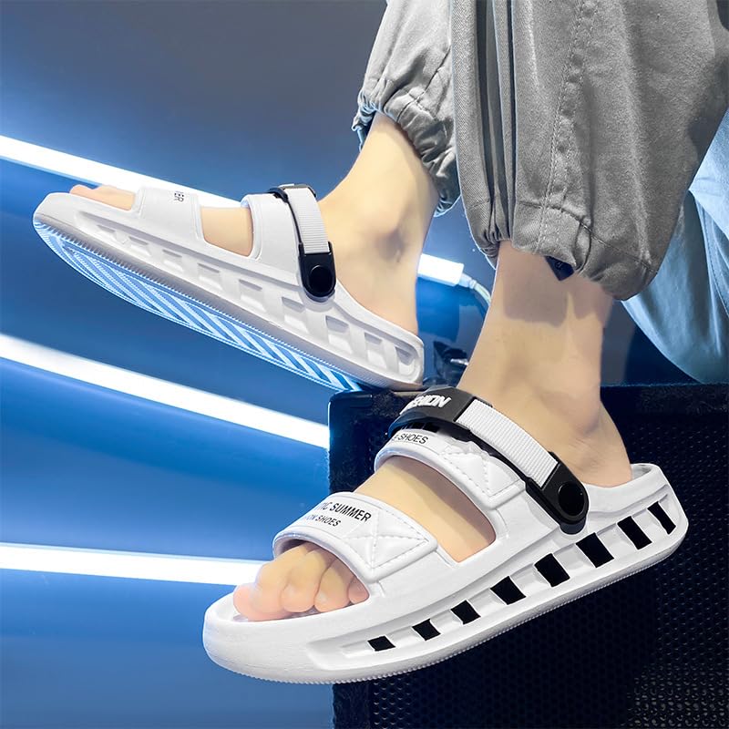 Men's anti-slip thick-soled outdoor beach sandals - casual sports shoes, suitable for hiking, camping and beach exploration activities3