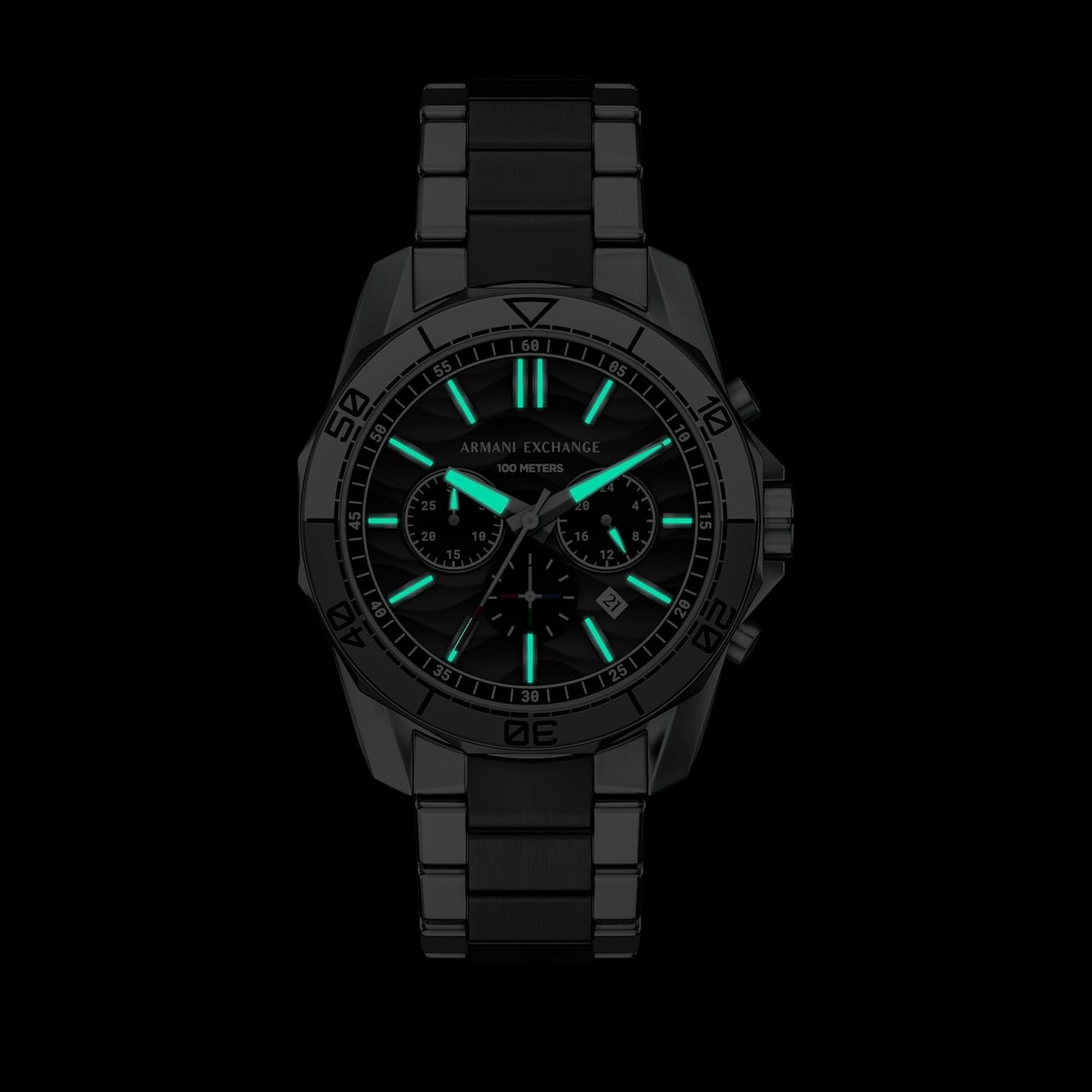 Armani Exchange A|X Dive-Inspired Stainless Steel Watch for Men