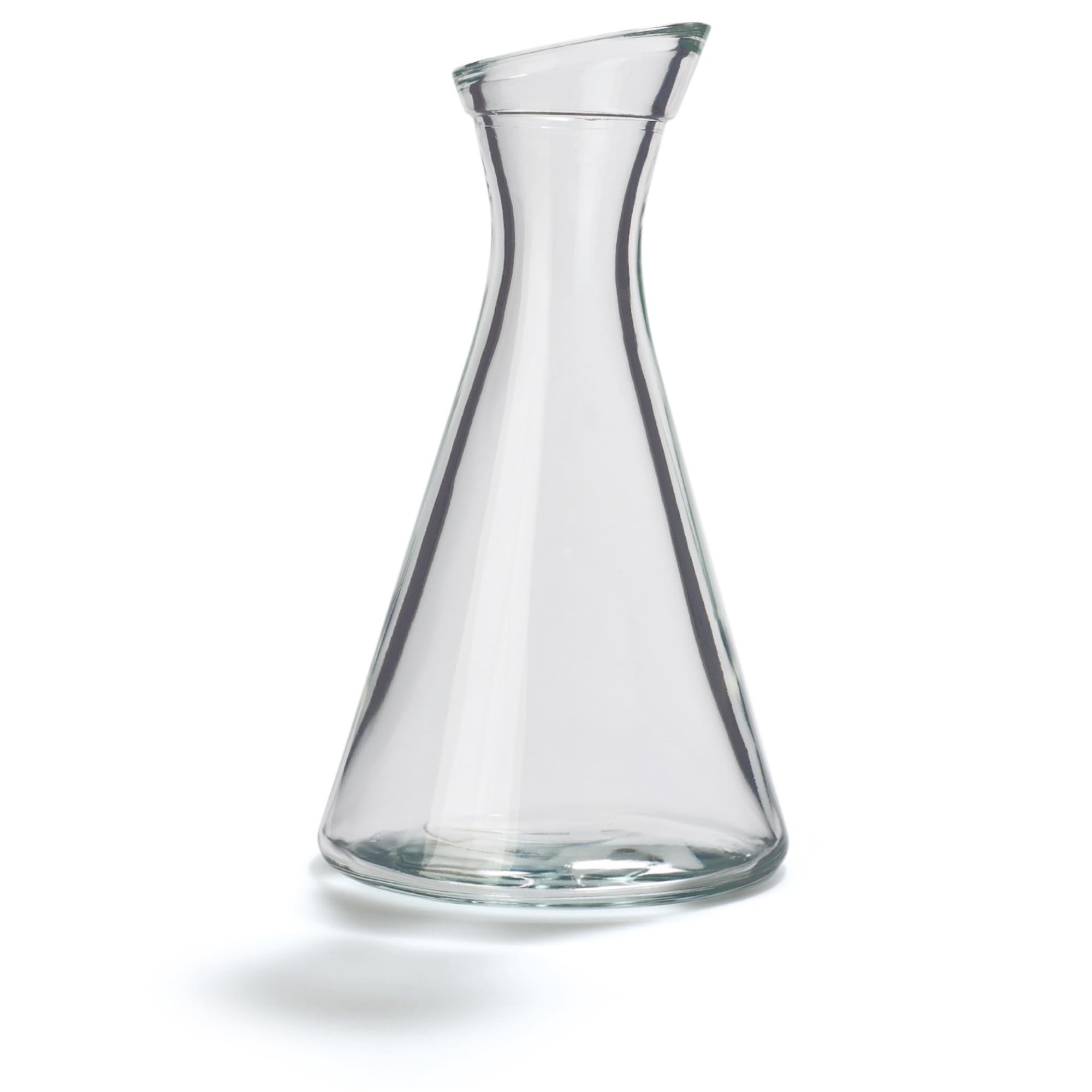 Stölzle - Caraffa in vetro superiore Pisa, set da 12 caraffe piccole 0,3 l, con collo obliquo/caraffa in vetro di alta qualità, adatta come caraffa per acqua, per limonata, caraffa per vino