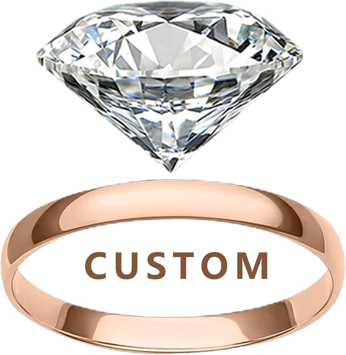 Custom Lab Grown Diamond Engagement Ring for Women IGI Certified