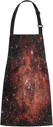 Lakiniss Ribbon Dog - Delantal de cocina impermeable para mujeres y hombres con bolsillos, tela de poliéster duradera