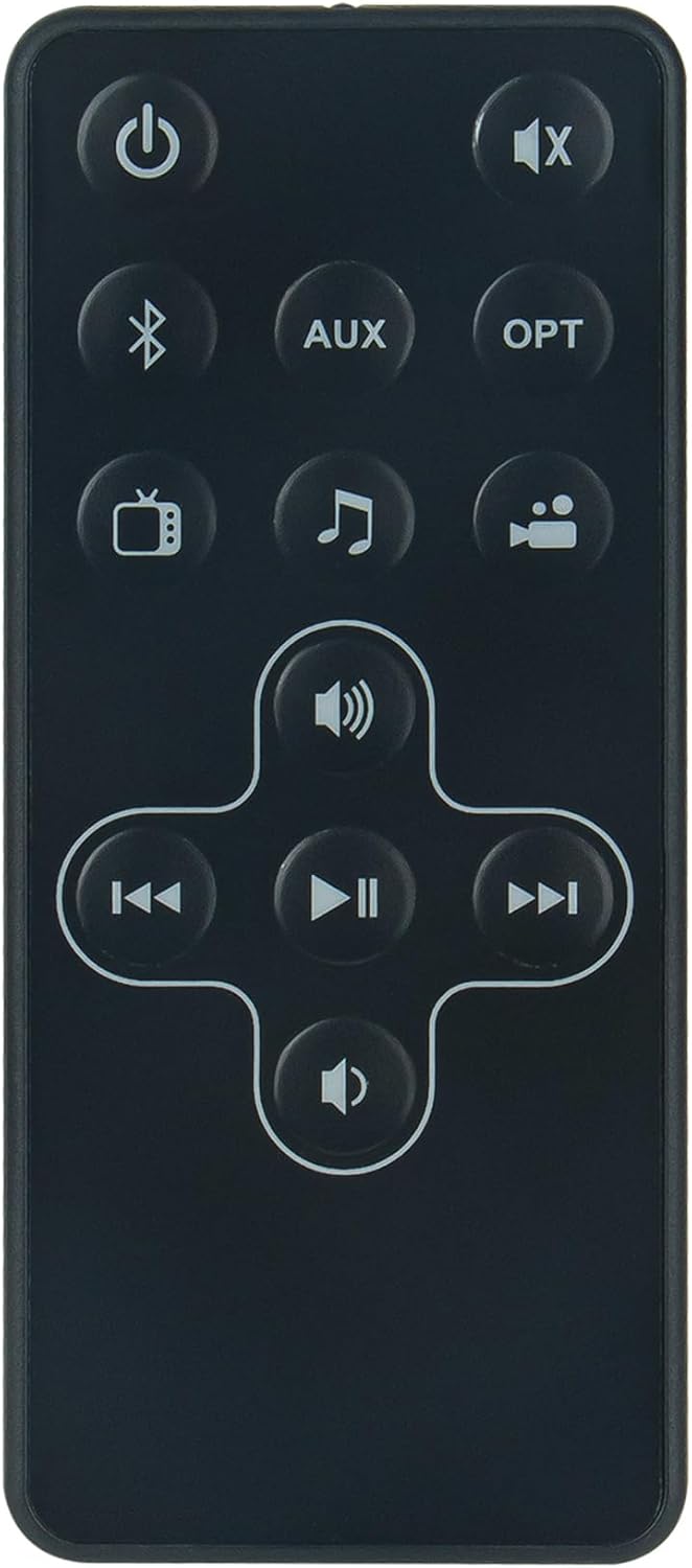 Replacement Remote Control Applicable for Onn ONA19SB002 2.0 Channel Mini