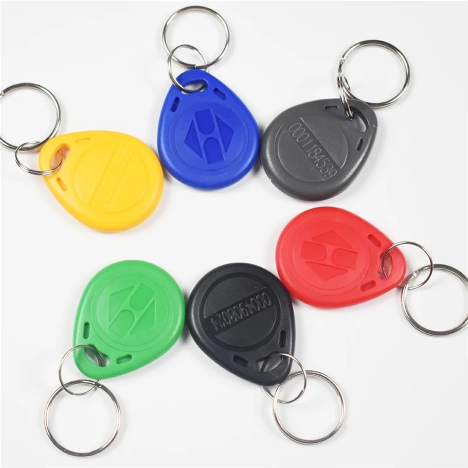 Les porte-clés de proximité ABS 125KHz TK4100 étiquettent la carte RFID