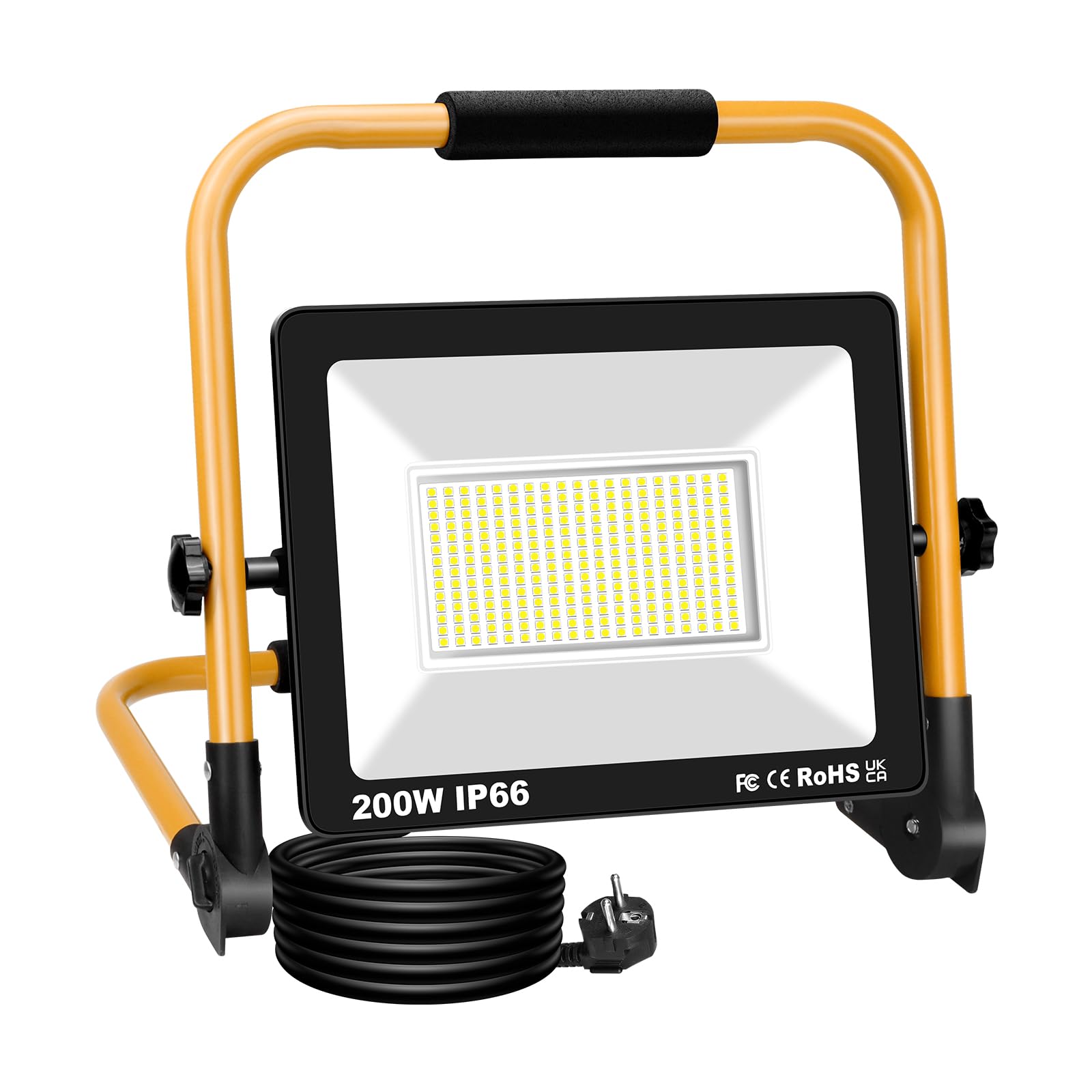 LED Bouwlamp 200 Watt - LED Schijnwerper - Helder/Koud Wit 6400K Waterdicht Ip65 LED Bouwlamp 200 Watt - LED Schijnwerper - Helder/Koud Wit 6400K Waterdicht Ip65