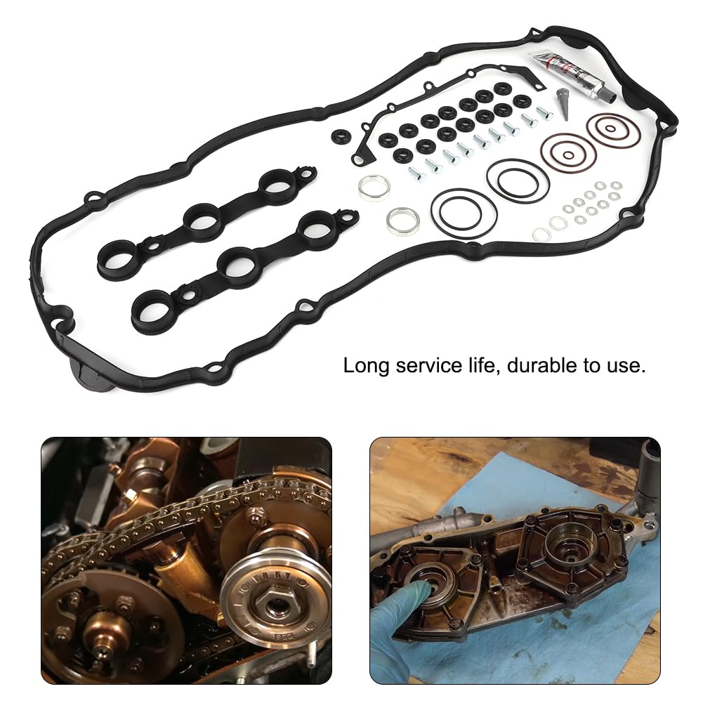 Kit De Reparación De Sellos De Pistón Vanos Duales Con Juntas Para Motores M52TU, M56, M54 De 6 Cilindros, Compatible Con BMW E46, E39, E60, E61, E38, E65/E66, Z3 E36, Z4 E85, X3 E83, X5 E53