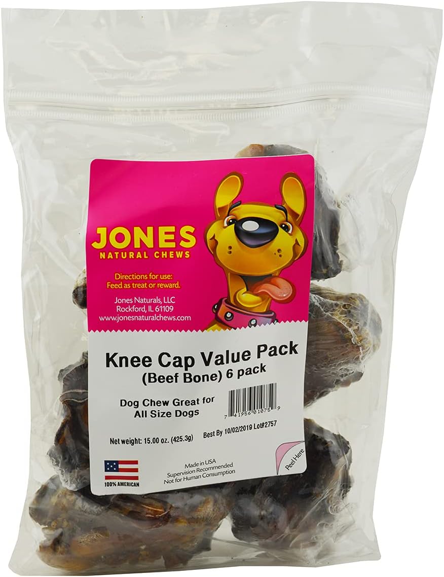 Jones Beef Knee Caps Dog Chew Treats