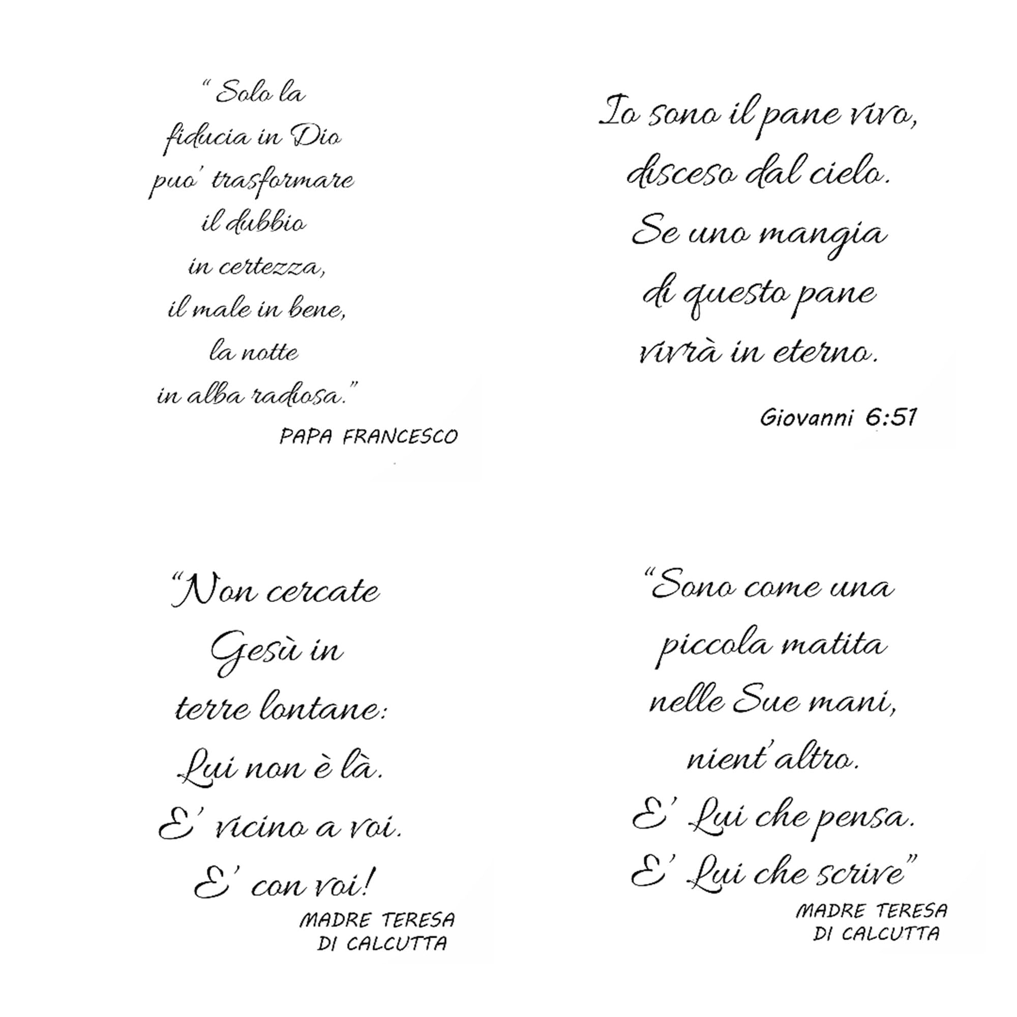 Segnaposto Comunione Cresima Calice Segnalibro con Matita Incisa Personalizzata con Nome e Data 20x7 cm Frase di Papa Francesco Oppure a Scelta (30)