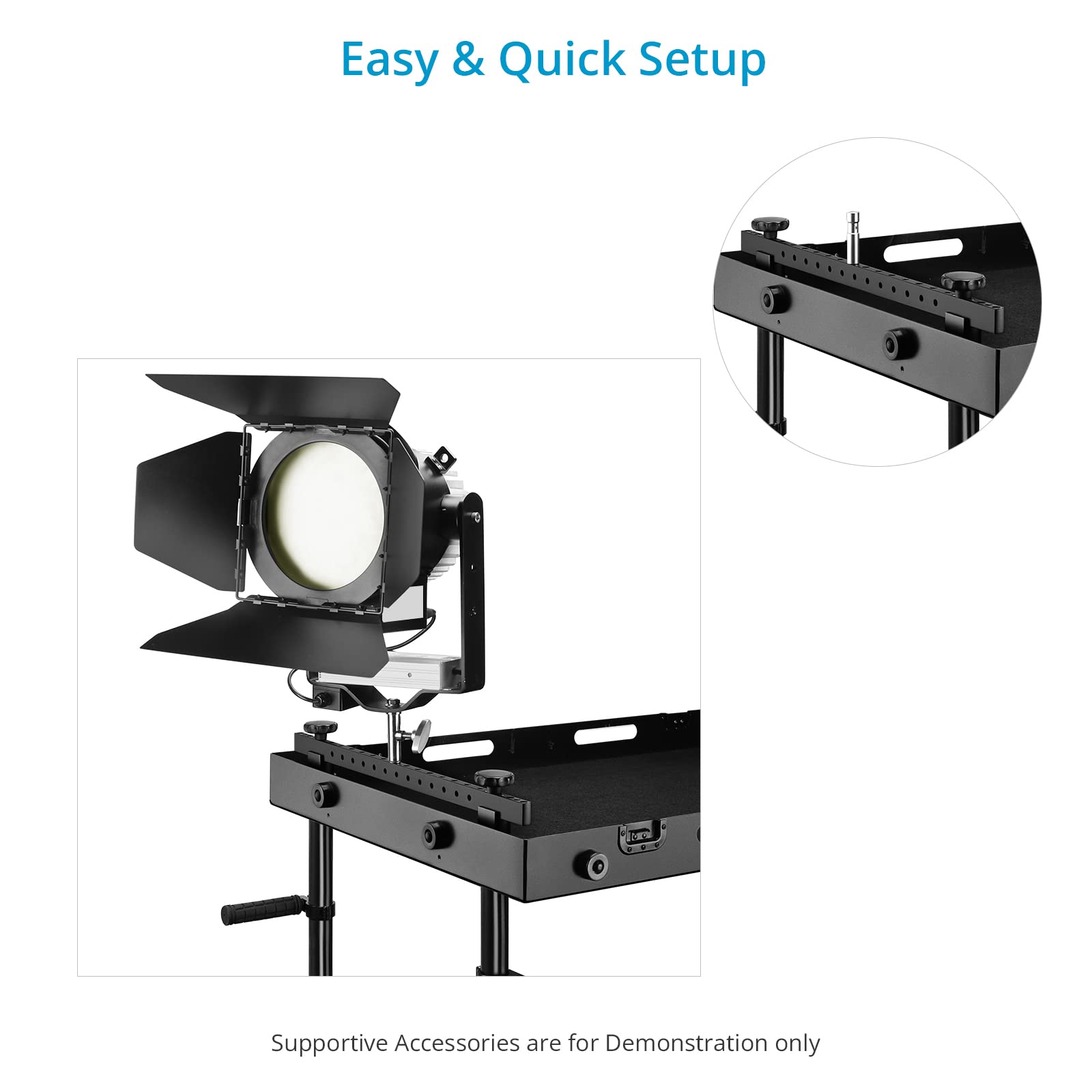 PROAIM Adaptador Baby Pin De 5/8" Para Carro De Cámara. Adapta