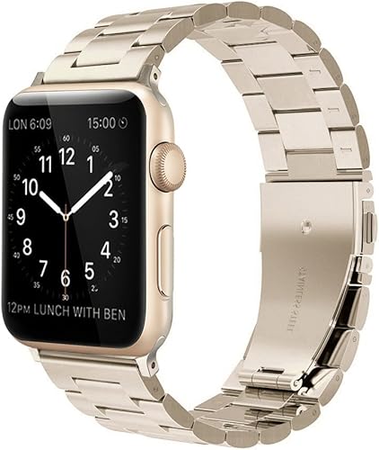 Miniatura 3 de Simpeak Correa de negocios compatible con Apple Watch Series 10 (1.654 pulgadas), serie 9, 8, 7 (1.614 pulgadas), 6, SE, 5, 4 (1.575 pulgadas), 3 2