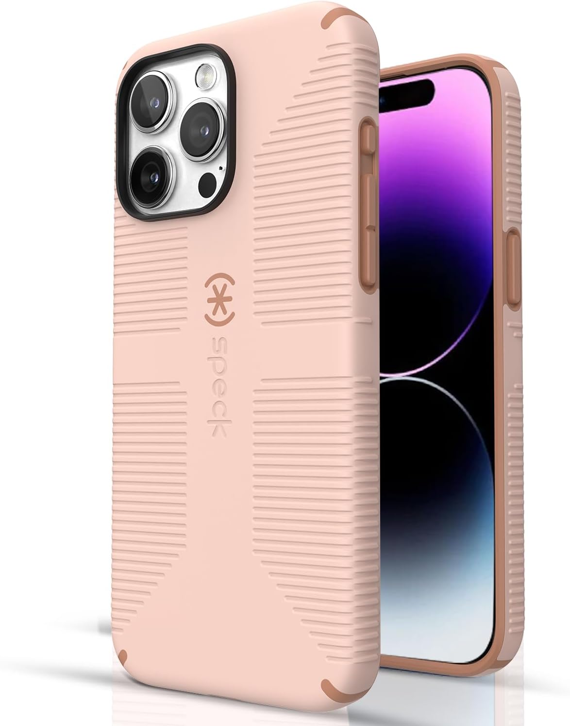 Speck iPhone 17e, 15 Case - iPhone 16e - Built for MagSafe, Drop Protection Grip – for iPhone 15, 16e, 14 and 13 - Scratch Resistant, Soft Touch, 6.1 Inch Phone Case - CandyShell Grip Blue/Faded Denim