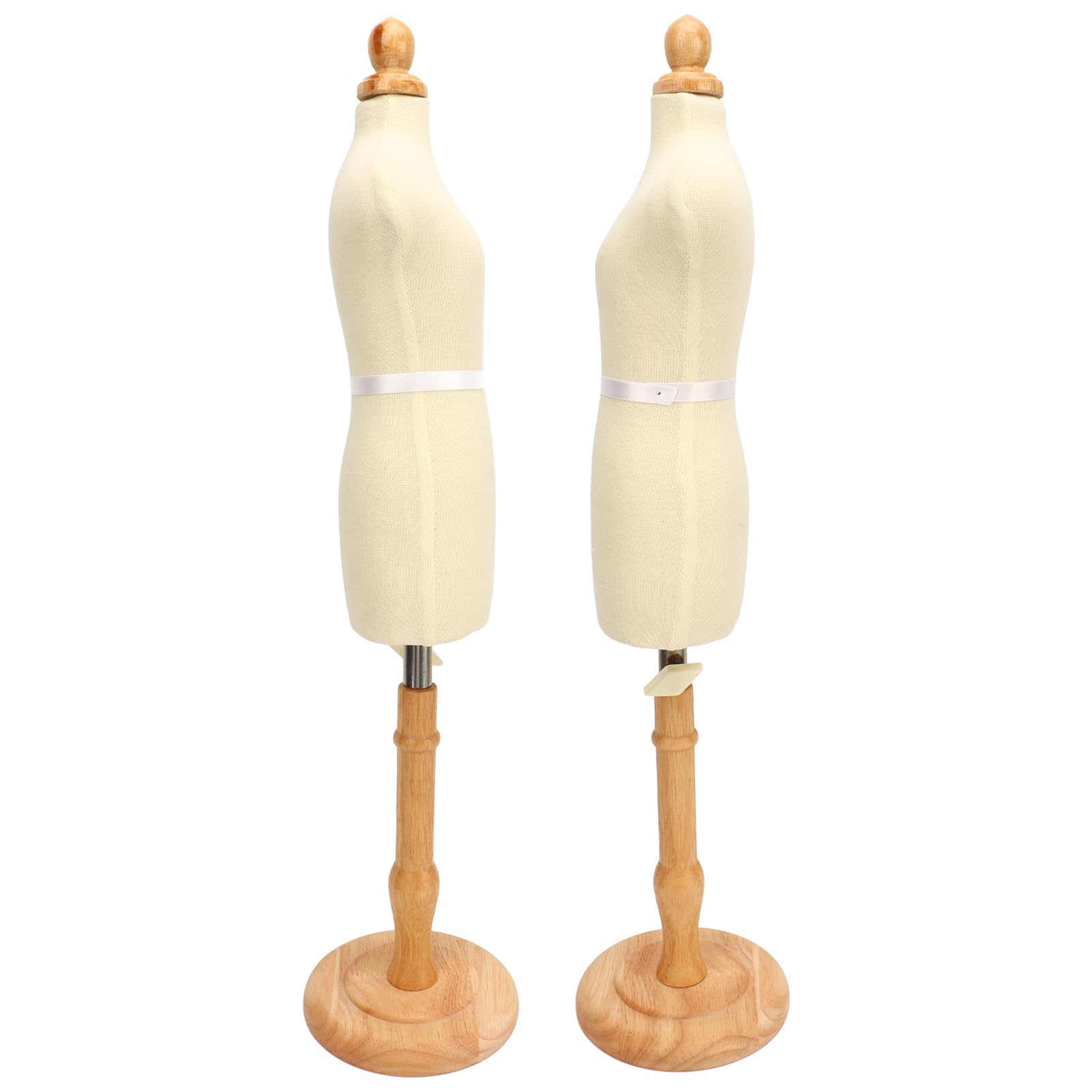 Mannequin de Tailleur Femme, Durable Mannequin de Tailleur Femme, Flexible, Robuste, en Bois de Hêtre, Facile à Utiliser pour la Couture (Style 1 3,15x2,76 Pouces)