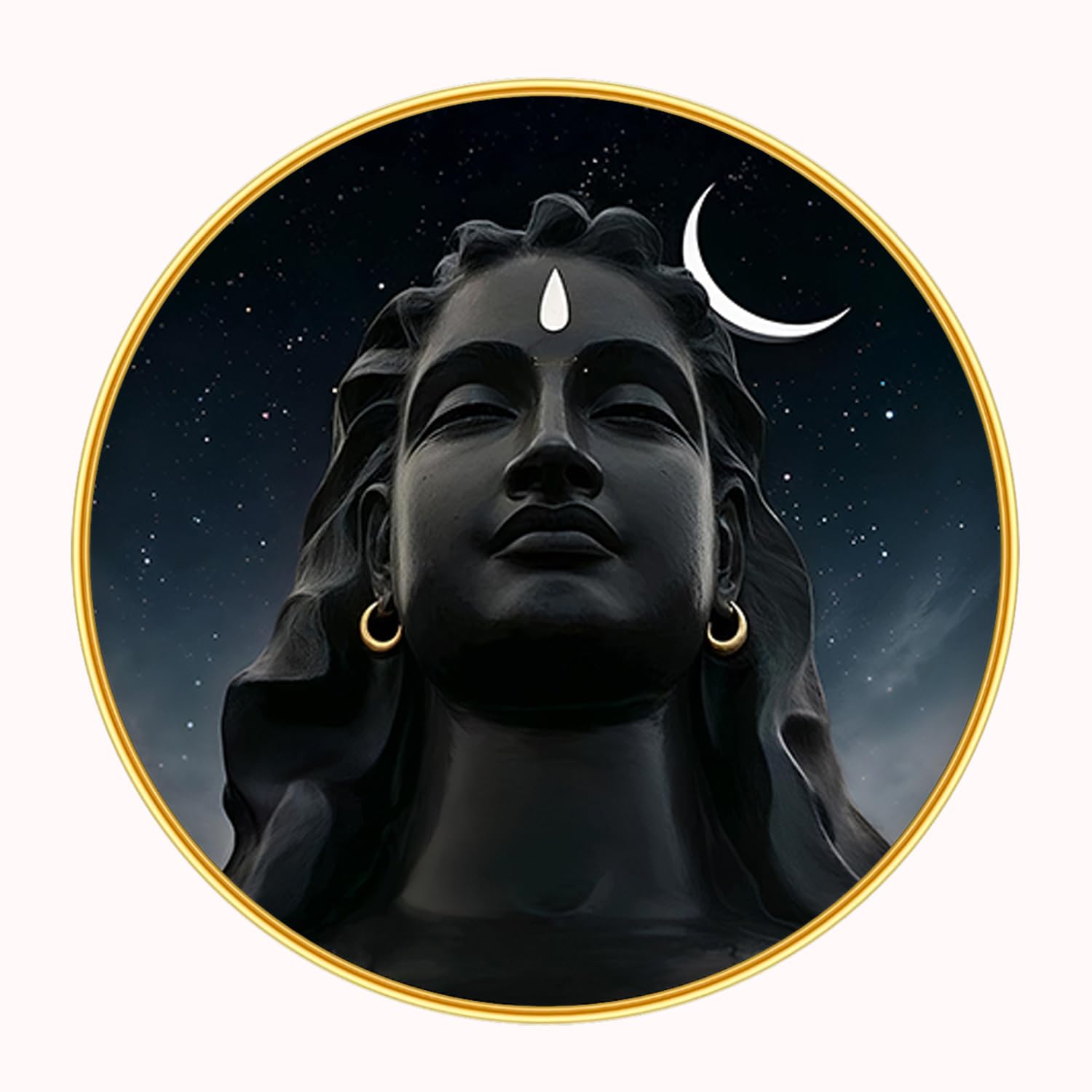 Dharvika Innovations Vastu Adiyogi Mahakal Shiva Shiv ji Mahadev Bholenath  Photo Frame, 16x16 Inch, Sparkle Laminated 52017 : Amazon.in: Home & Kitchen
