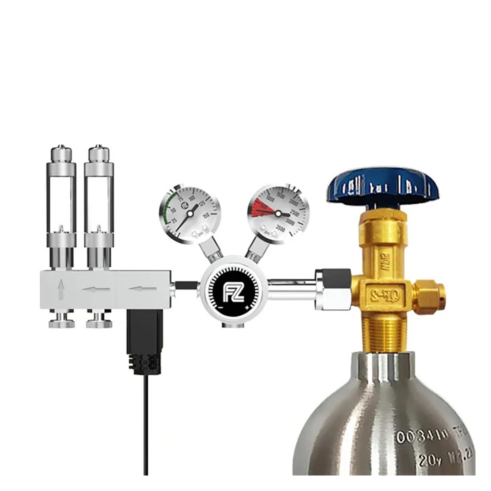 Pro Acuario CO2 regulador solenoide válvula de Cilindro Alto Accesorios Equipo de pecera Reductor de dióxido de Carbono