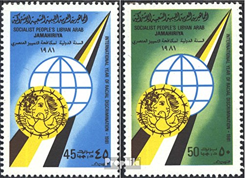 Prophila Collection Libia Michel.-No..: 895-896 (Completa Edizione) 1981 Contro Discriminazione razziale (Francobolli per i Collezionisti)
