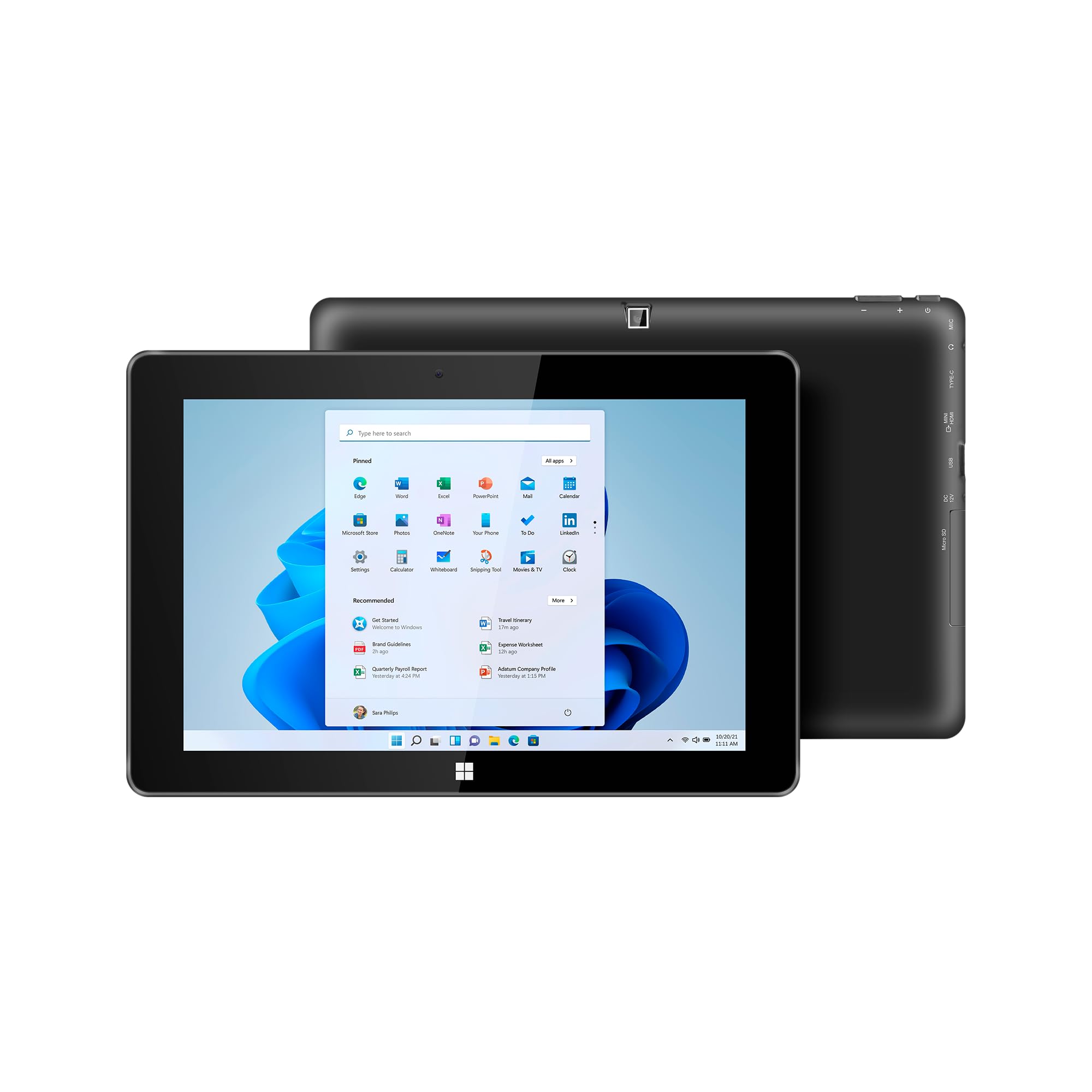 Krüger&Matz Tablet 2 in 1 EDGE 1089 Diagonale 10,1" USB 3.0 HDMI 8/256 GB Windows 11 Pro KM1089S.1