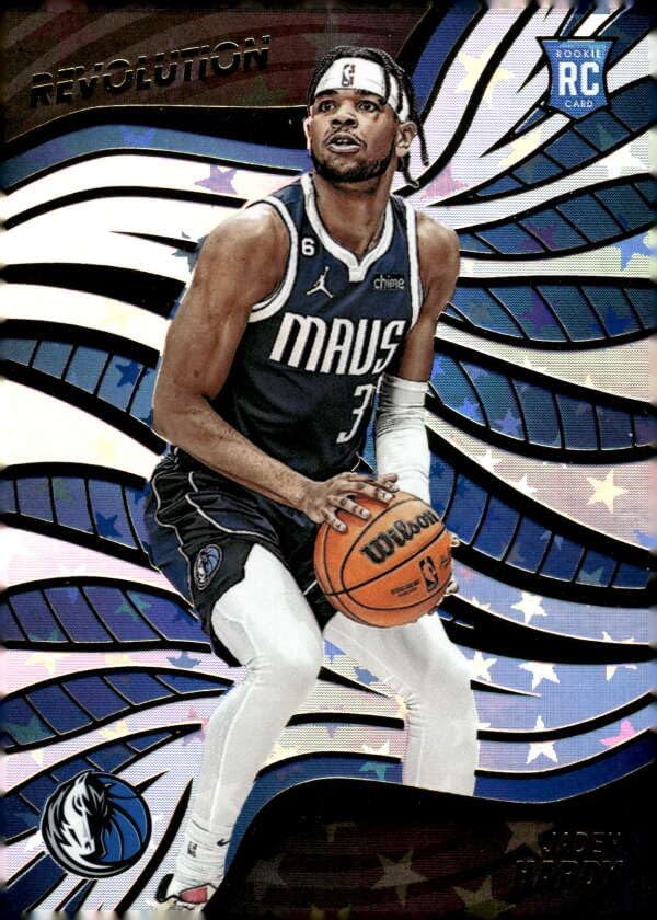 2022-23 PANINI REVOLUTION ASTRO #120 JADEN HARDY RC DALLAS MAVERICKS BASKETBALL OFFICIAL TRADING CARD OF NBA