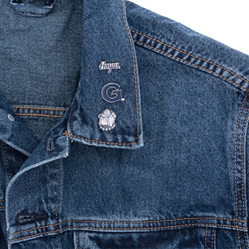 Image of Desert Cactus Georgetown University Lapel Pin GTWN Hoyas Made of Metal for Formal Wear, Bag and Hat Jewelry, and Tie Tack