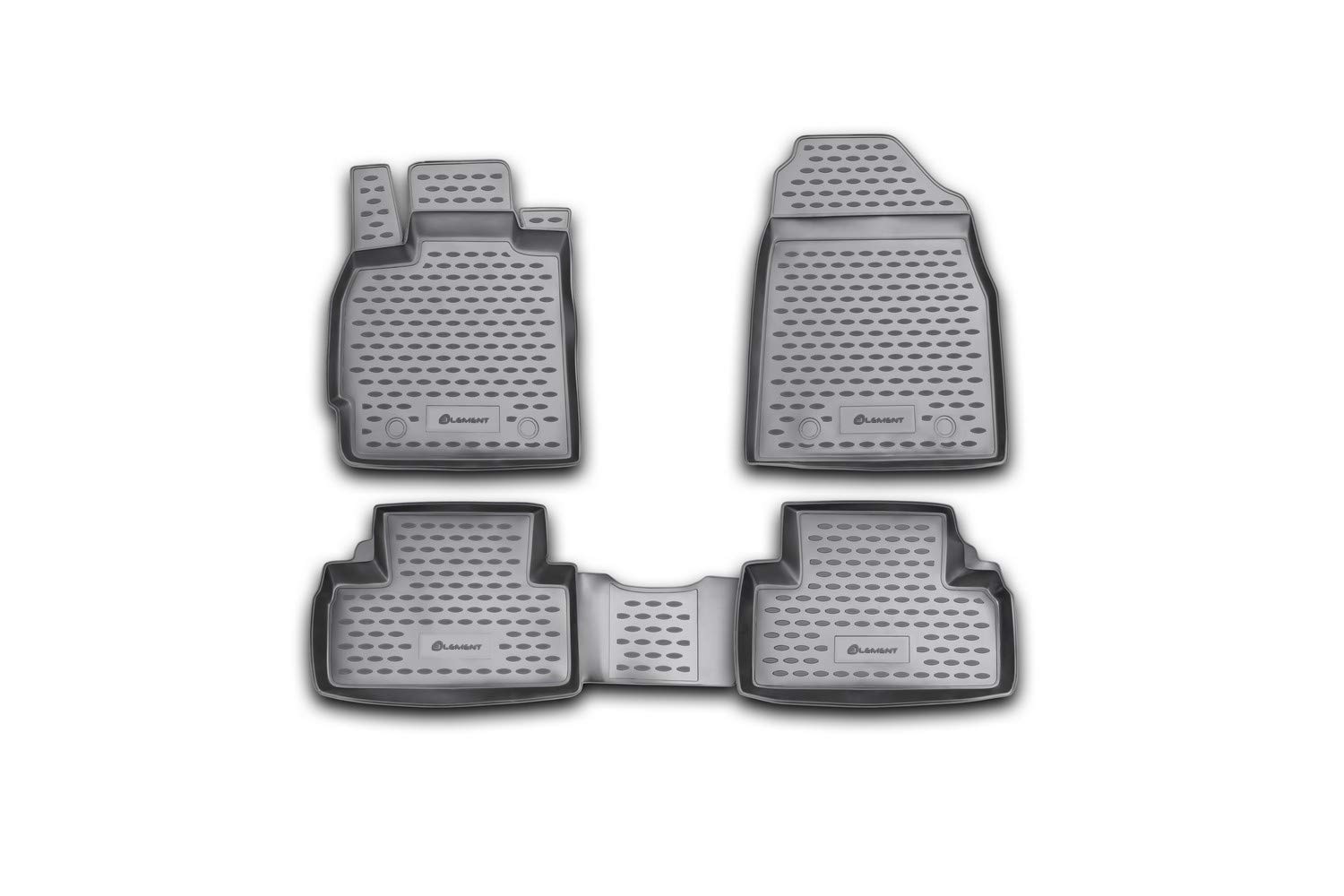 ELEMENT Alfombrillas 3D para ŠKODA Karoq 2017- | Familiar | Europa | Sin Caja Asiento | 4 Piezas — view 73