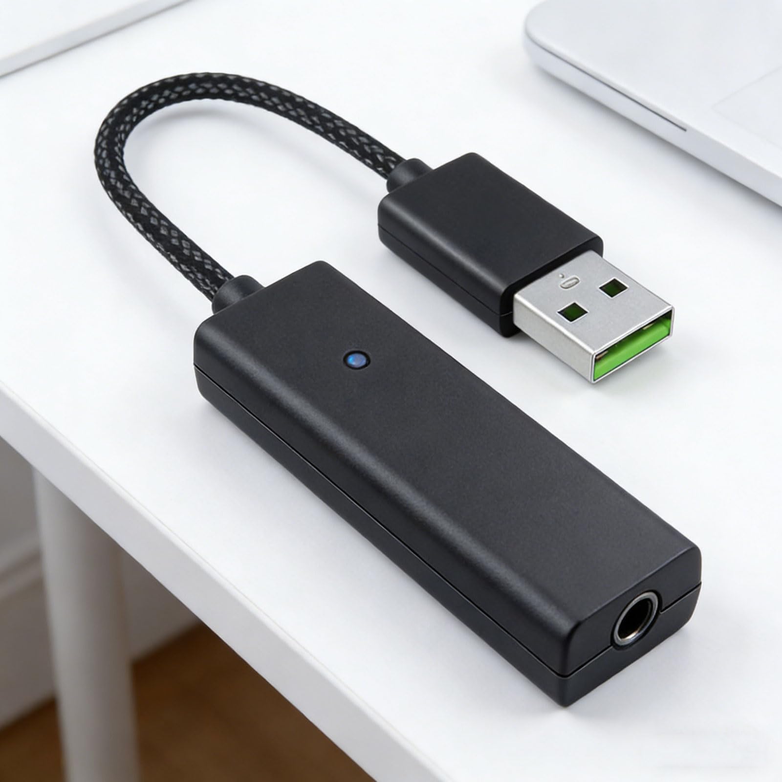 Premium Sound Card 7.1 Virtual Surround Converter migliora uditivo per PC e cuffie da gioco Processore di gioco