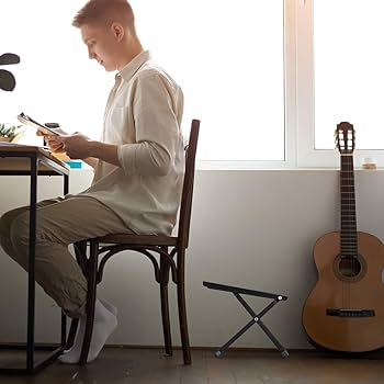Amazon | ギター用フットレスト キクタニ ギター足台 4段階高さ