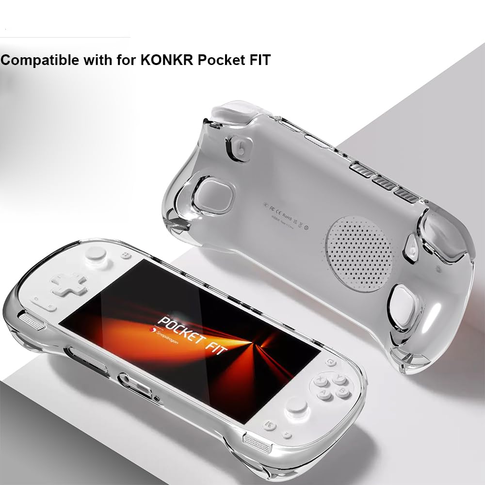 プレイステーション　ソフトケース Amazon.co.jp: For AYANEO KONKR Pocket FIT ゲームコンソール専用 TPU