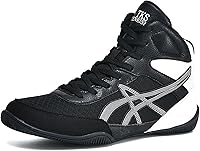 Vista 9 de Zapatos de boxeo unisex, cómodos y profesionales, antideslizantes, botas de boxeo informales, ligeras, duraderas, con malla transpirable, para Oro
