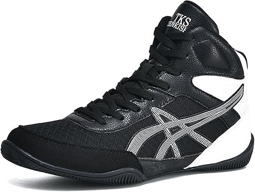 Miniatura 9 de WCXTY Unisex Boxing Shoes,Professional Comfort Non-Slip Wrestling Shoes Men,Casual Lightweight Durable Boxing Boots,with Breathable Mesh,for