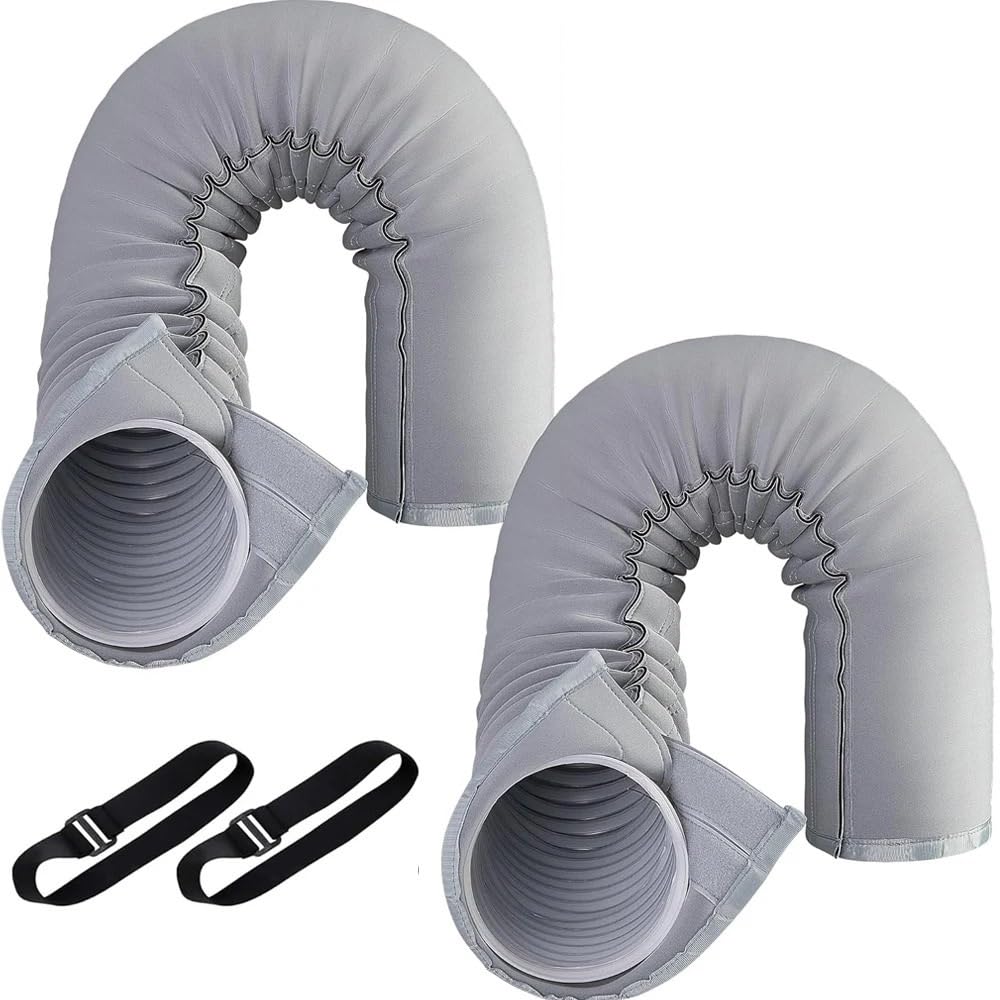 FOERMGLE For AC Hose Insulation Sleeve,for Air Conditioner Hose Cover Wrap For 5" & 5.9" Diameter Exhaust Hose, Insulated Hoses For Duct Vent Cover