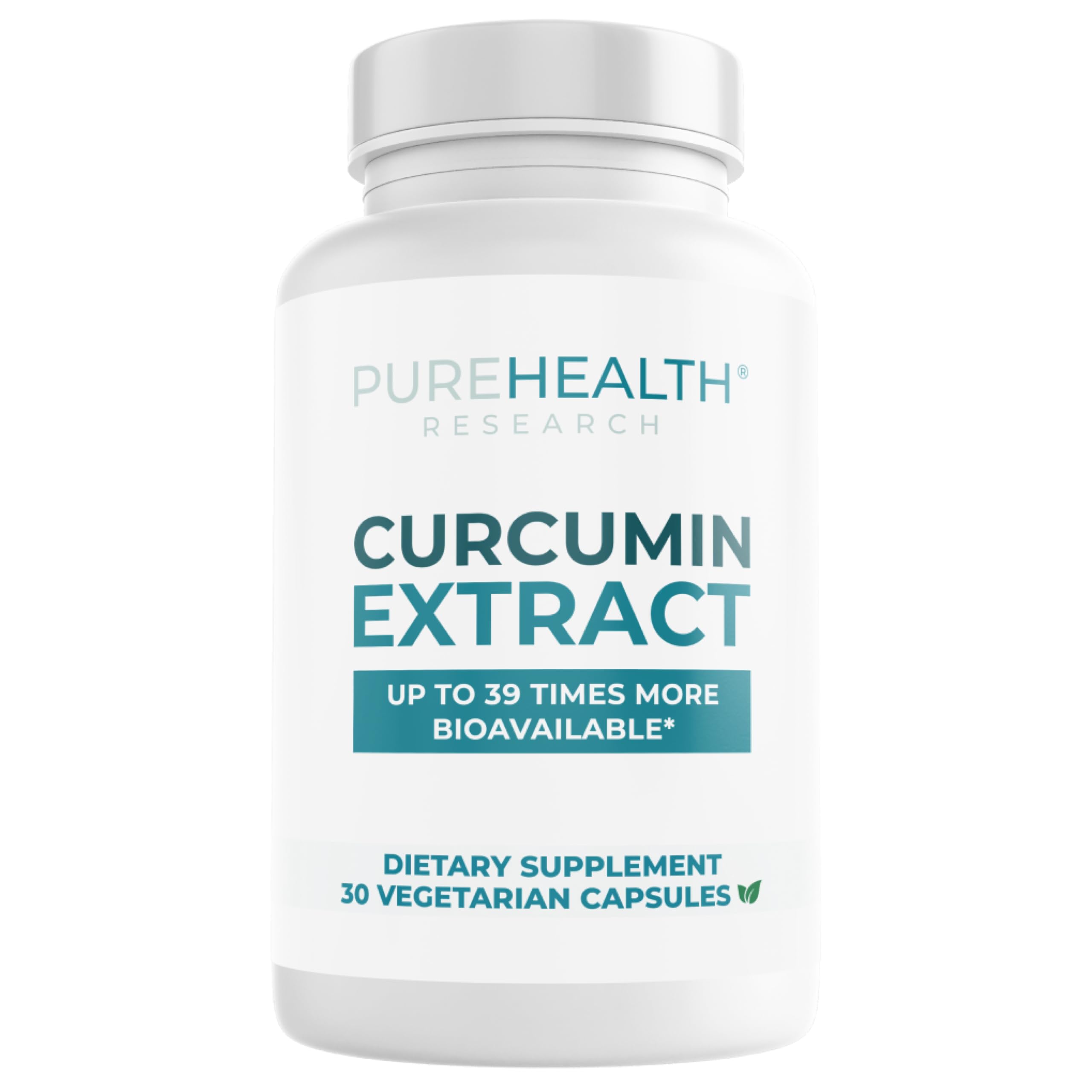 PUREHEALTH RESEARCH Curcumin Extract - Turmeric Supplement - 1 Bottle