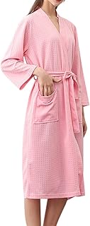 Body sexy para mujer, monocolor, camisón de invierno para hombres y mujeres, con mangas finas de siete cuartos, bata ligera