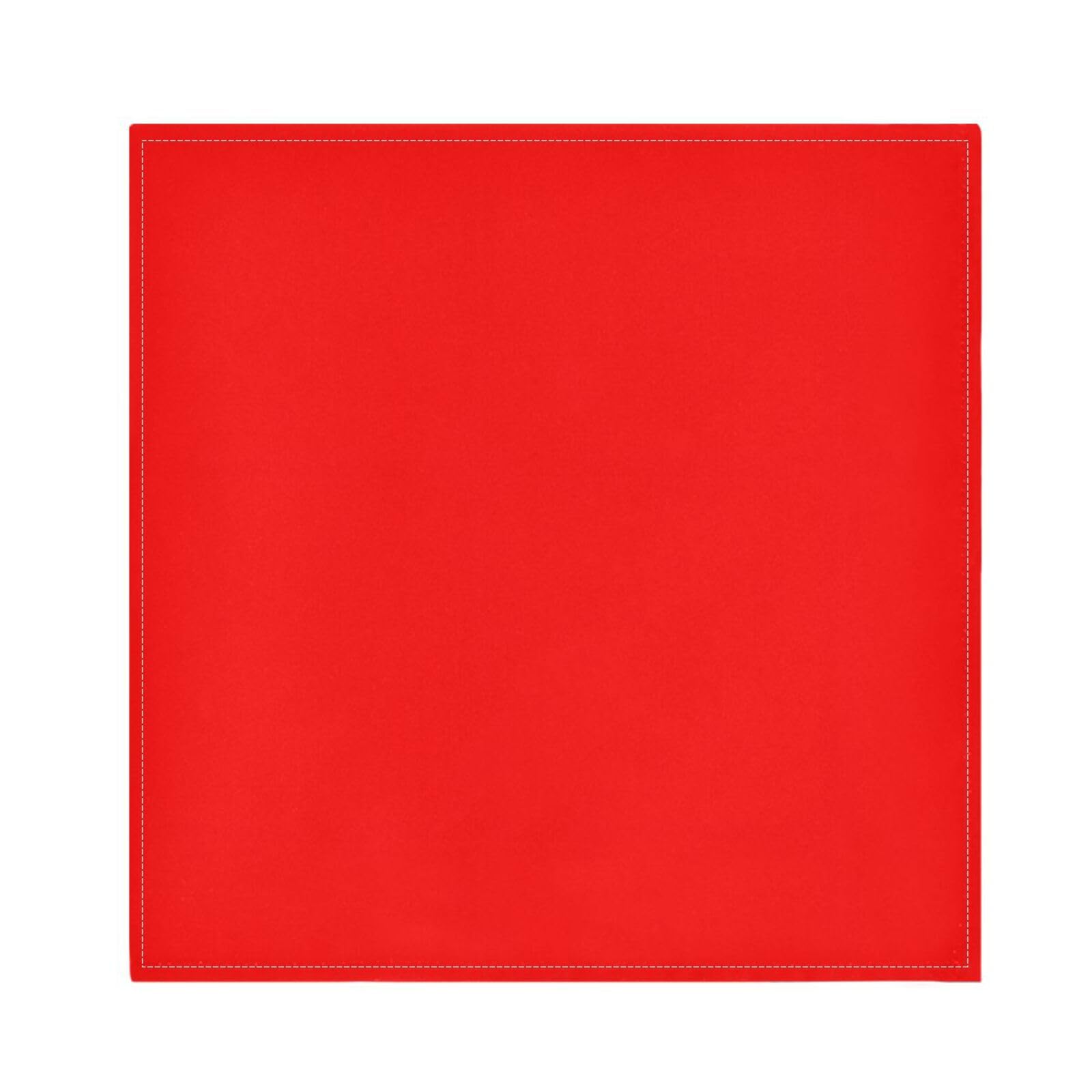 Ttgoth Red Cloth Napkin Set of 4 Washable & Reusable Dinner Napkins for Dining Table, Banquets, Wedding, Party, 50x50 cm