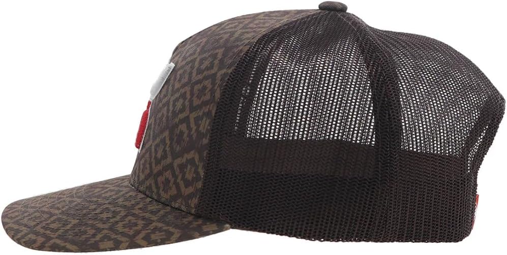 HOOEY Boquillas Adjustable Snapback Hat – Mexican Flag, 5-Panel Breathable Mesh Baseball Cap, Trucker Hat for Men and Women