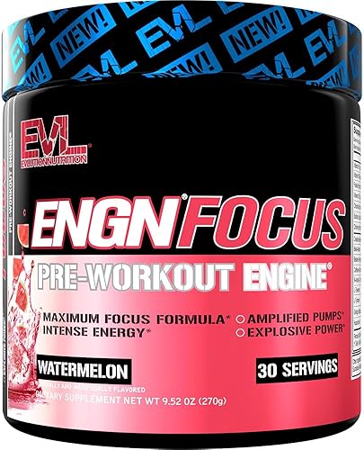 Miniatura 10 de Evlution Nutrition ENGN Polvo preentrenamiento intenso, sin pikatropina, 30 porciones, para aumentar la energía, potencia y enfoque, 4332492029,